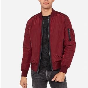 EXPRESS Mens Reversible Bomber Jacket